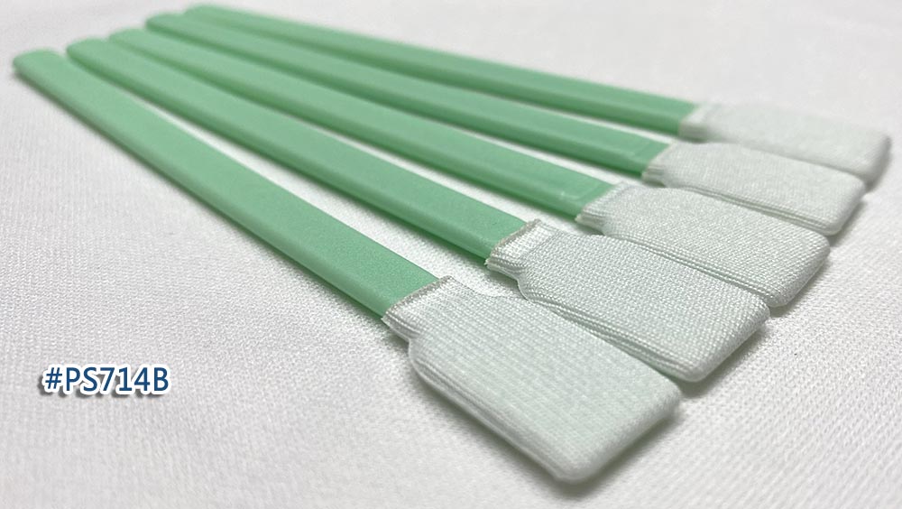 PS714 Lint Free Polyester Cleanroom Print Head Cleaning Swabs 