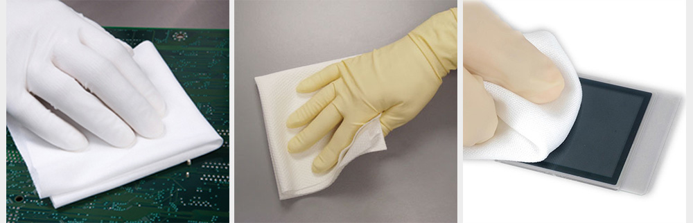 polyester cleanroom wipers